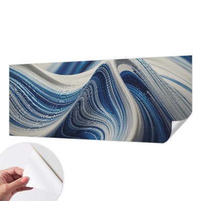 Fototapeta samoprzylepna do sypialni z motywem harmonijnej abstrakcji
