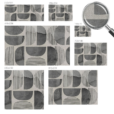 Fototapeta na ścianę z motywem kształtów geometrycznych