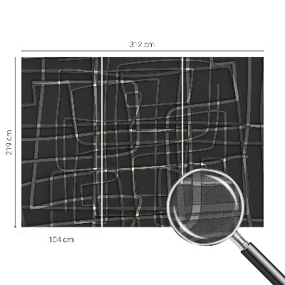 Tapeta fotograficzna z abstrakcyjnymi liniami