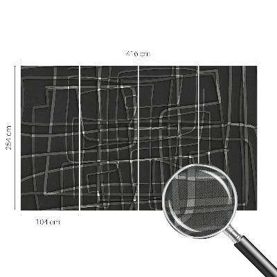 Tapeta fotograficzna z abstrakcyjnymi liniami