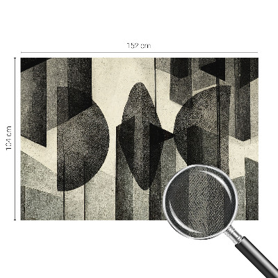Dekoracyjna fototapeta na ścianę z motywem geometrycznych kształtów