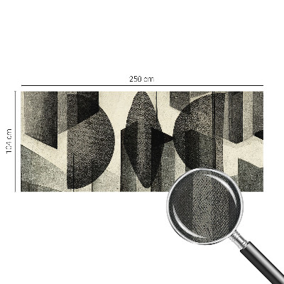 Dekoracyjna fototapeta na ścianę z motywem geometrycznych kształtów
