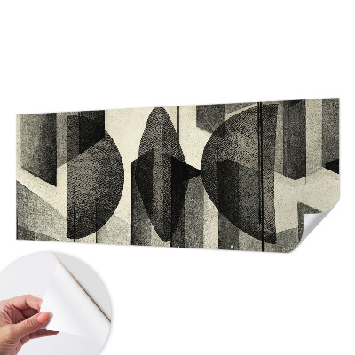 Dekoracyjna fototapeta na ścianę z motywem geometrycznych kształtów