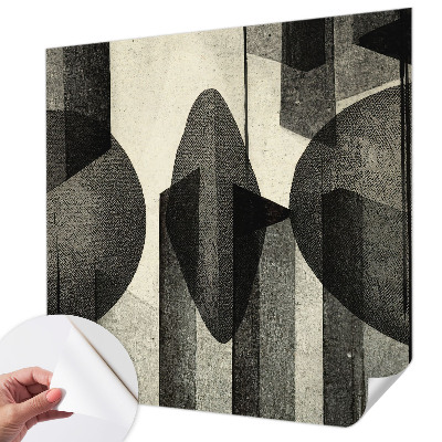Dekoracyjna fototapeta na ścianę z motywem geometrycznych kształtów