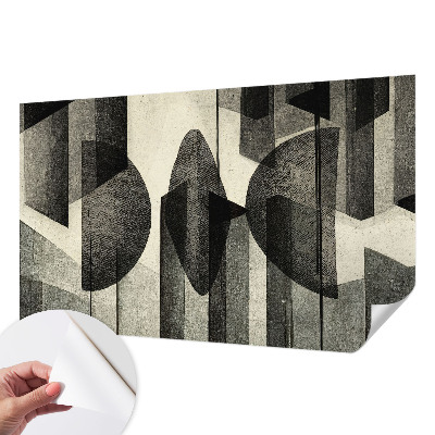 Dekoracyjna fototapeta na ścianę z motywem geometrycznych kształtów
