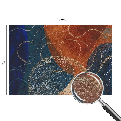 Fototapeta na ścianę z motywem kolorowych form