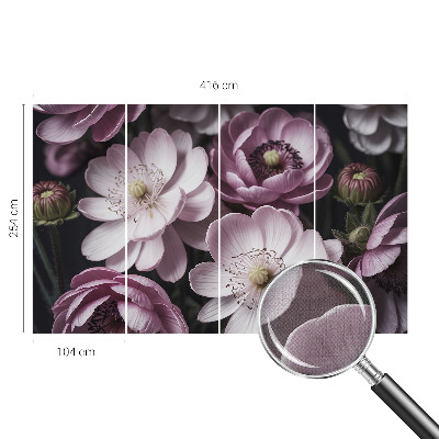 Fototapeta samoprzylepna z nadrukiem z motywem kwiatowym w eleganckim stylu