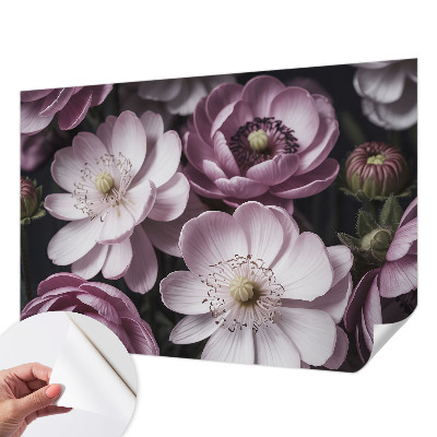 Fototapeta samoprzylepna z nadrukiem z motywem kwiatowym w eleganckim stylu