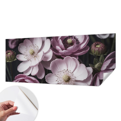 Fototapeta samoprzylepna z nadrukiem z motywem kwiatowym w eleganckim stylu