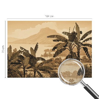 Fototapeta na ścianę z tropikalną panoramą