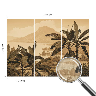 Fototapeta na ścianę z tropikalną panoramą