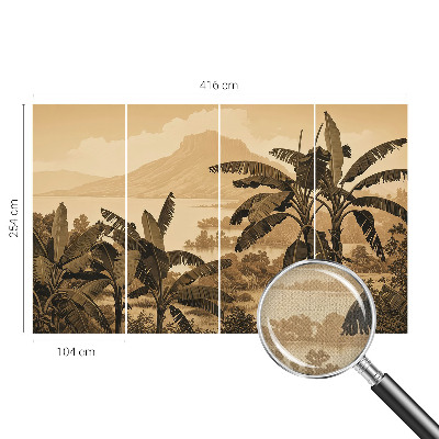 Fototapeta na ścianę z tropikalną panoramą