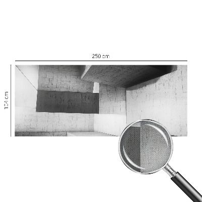 Fototapeta samoprzylepna z nadrukiem z motywem geometrycznych rzeźb