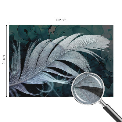 Tapeta fotograficzna z motywem eterycznego pióra