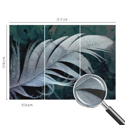 Tapeta fotograficzna z motywem eterycznego pióra