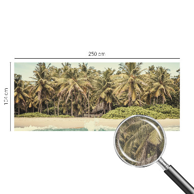Nowoczesna fototapeta do salonu z motywem plaży tropikalnej