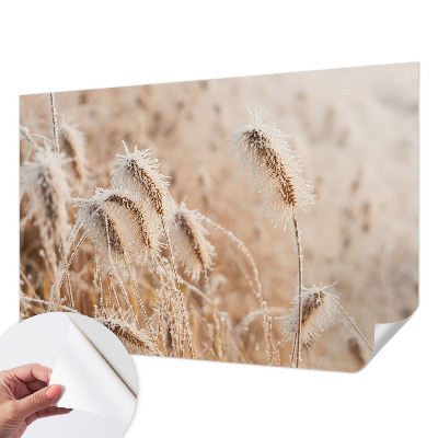 Fototapeta samoprzylepna do sypialni z motywem zimowego pejzażu