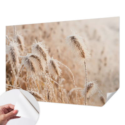 Fototapeta samoprzylepna do sypialni z motywem zimowego pejzażu
