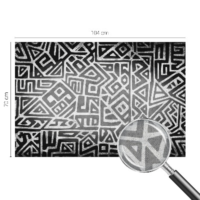 Tapeta fotograficzna samoprzylepna z geometrycznym labiryntem