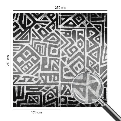 Tapeta fotograficzna samoprzylepna z geometrycznym labiryntem