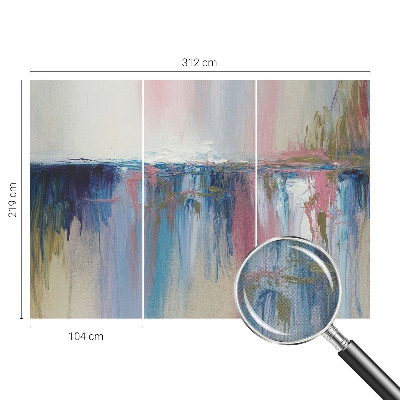 Tapeta fotograficzna samoprzylepna z kolorową abstrakcją