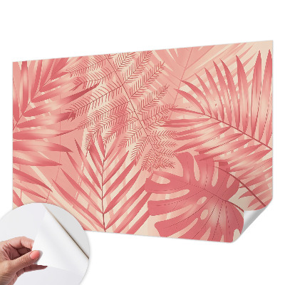 Dekoracyjna fototapeta na ścianę Tropikalne liście