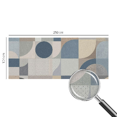 Tapeta fotograficzna z geometrycznym wzorem mozaiki