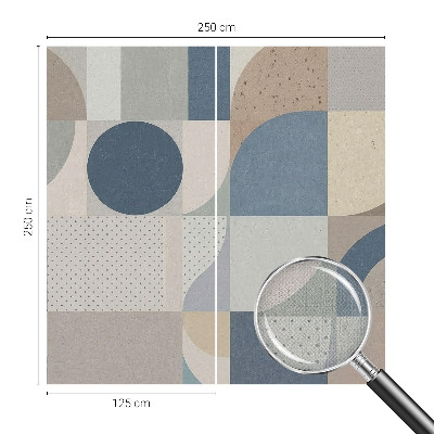 Tapeta fotograficzna z geometrycznym wzorem mozaiki