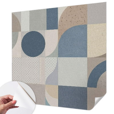 Tapeta fotograficzna z geometrycznym wzorem mozaiki
