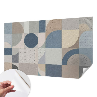 Tapeta fotograficzna z geometrycznym wzorem mozaiki