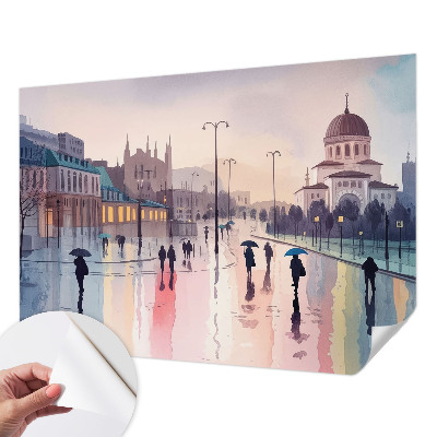 Fototapeta samoprzylepna z nadrukiem z motywem 