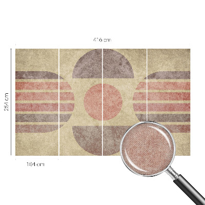 Fototapeta na ścianę z geometrycznymi formami