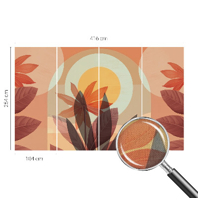 Tapeta fotograficzna z motywem kwiatowej abstrakcji