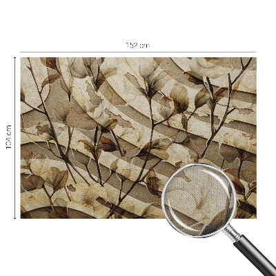 Dekoracyjna fototapeta na ścianę z klasycznym motywem florystycznym