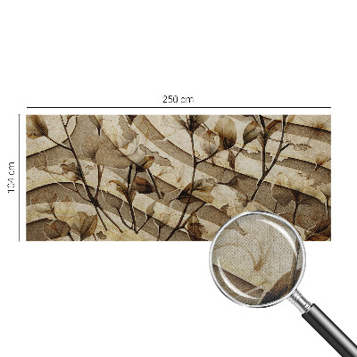 Dekoracyjna fototapeta na ścianę z klasycznym motywem florystycznym
