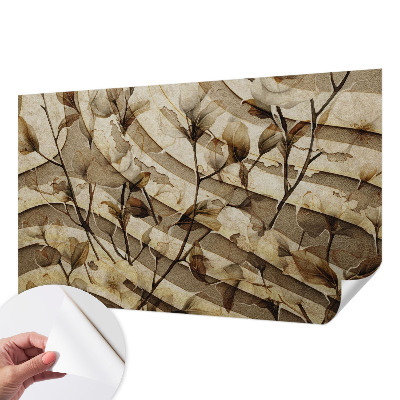 Dekoracyjna fototapeta na ścianę z klasycznym motywem florystycznym