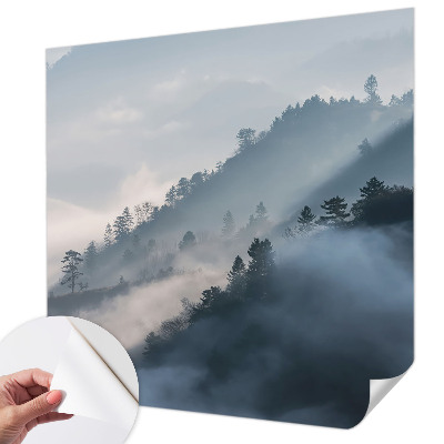 Fototapeta samoprzylepna do sypialni z motywem mglistego pejzażu