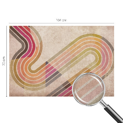 Fototapeta na ścianę z geometrycznym wzorem składającym się z linii