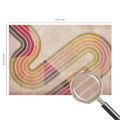 Fototapeta na ścianę z geometrycznym wzorem składającym się z linii