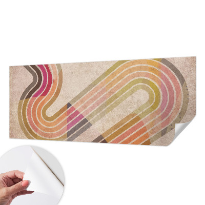 Fototapeta na ścianę z geometrycznym wzorem składającym się z linii