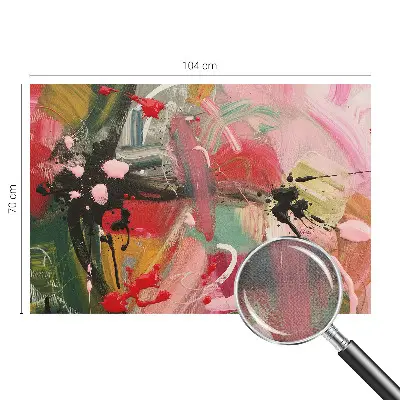 Tapeta fotograficzna z motywem kolorowego chaosu
