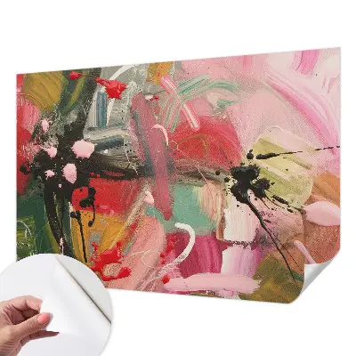 Tapeta fotograficzna z motywem kolorowego chaosu