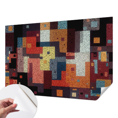 Nowoczesna fototapeta do salonu Kolorowe kształty