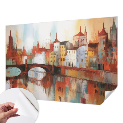 Dekoracyjna fototapeta na ścianę z motywem miejskiego pejzażu