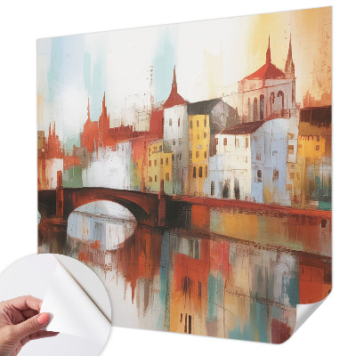 Dekoracyjna fototapeta na ścianę z motywem miejskiego pejzażu