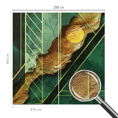 Fototapeta na ścianę z geometrycznym motywem