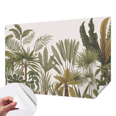 Fototapeta samoprzylepna do sypialni Egzotyczne liście