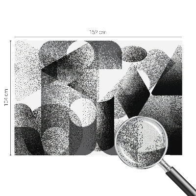 Tapeta fotograficzna z motywem geometrycznych kształtów
