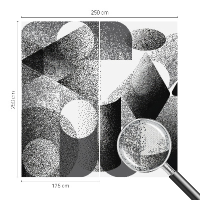 Tapeta fotograficzna z motywem geometrycznych kształtów