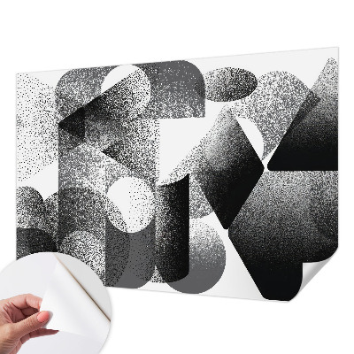 Tapeta fotograficzna z motywem geometrycznych kształtów